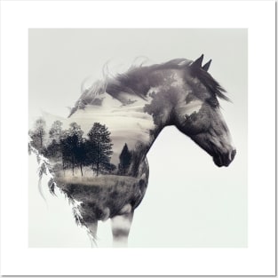 Horse Nature Outdoor Imagine Wild Free Posters and Art